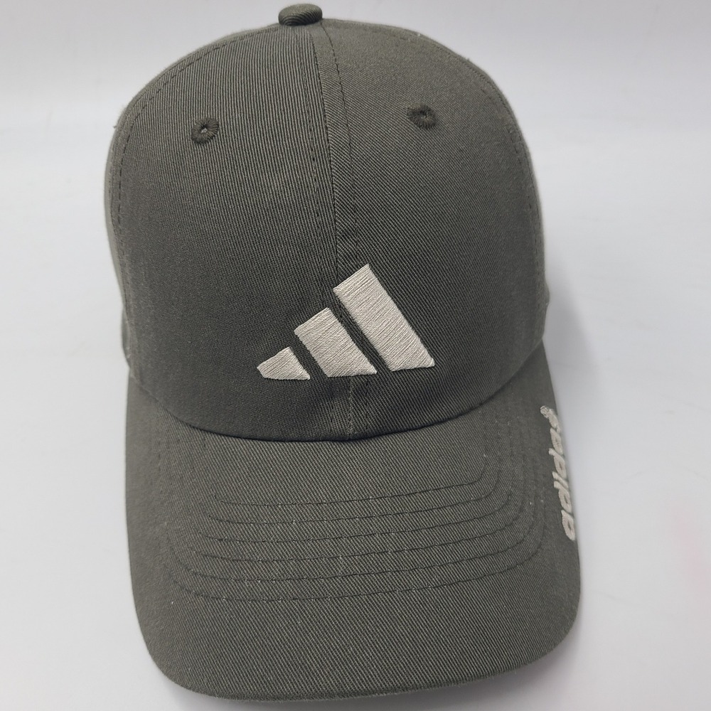 Youth Adidas Hat Strapback Green White Embroidered Logo Casual Cotton Sports Boy